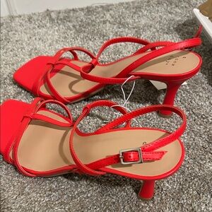 a new day Red Strappy Heels